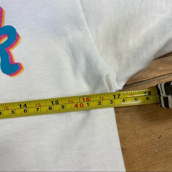 Vintage 90s Hard Rock Cafe Short Sleeve Tee Size Small 100% cotton neon graphic - Picture 13 of 14